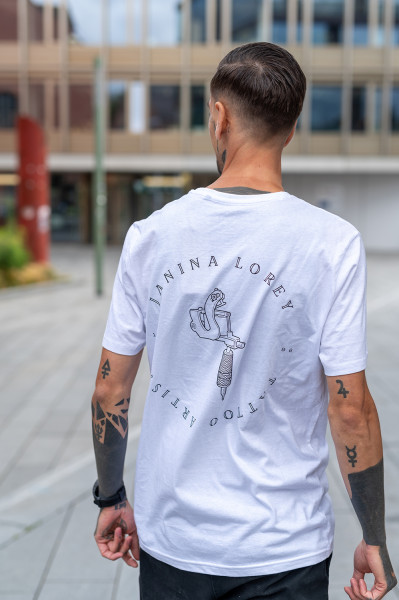 Janina Lorey Herren T-Shirt White